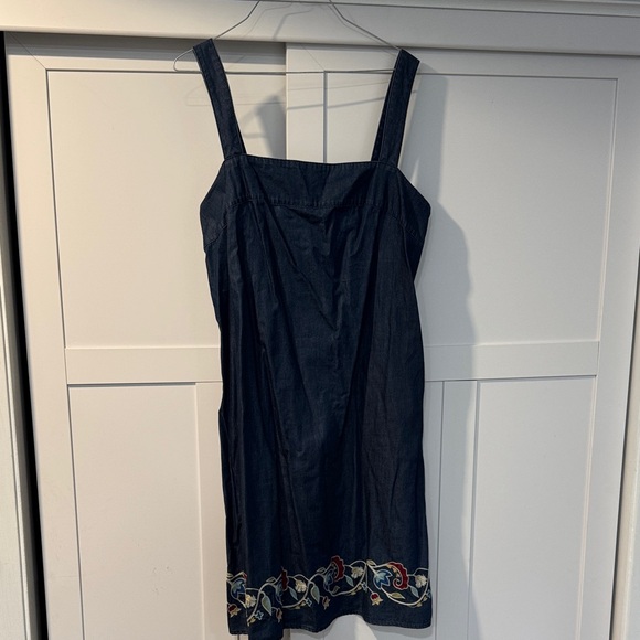 Pendleton Elegant Navy Blue Embroidered Dress - Picture 1 of 4